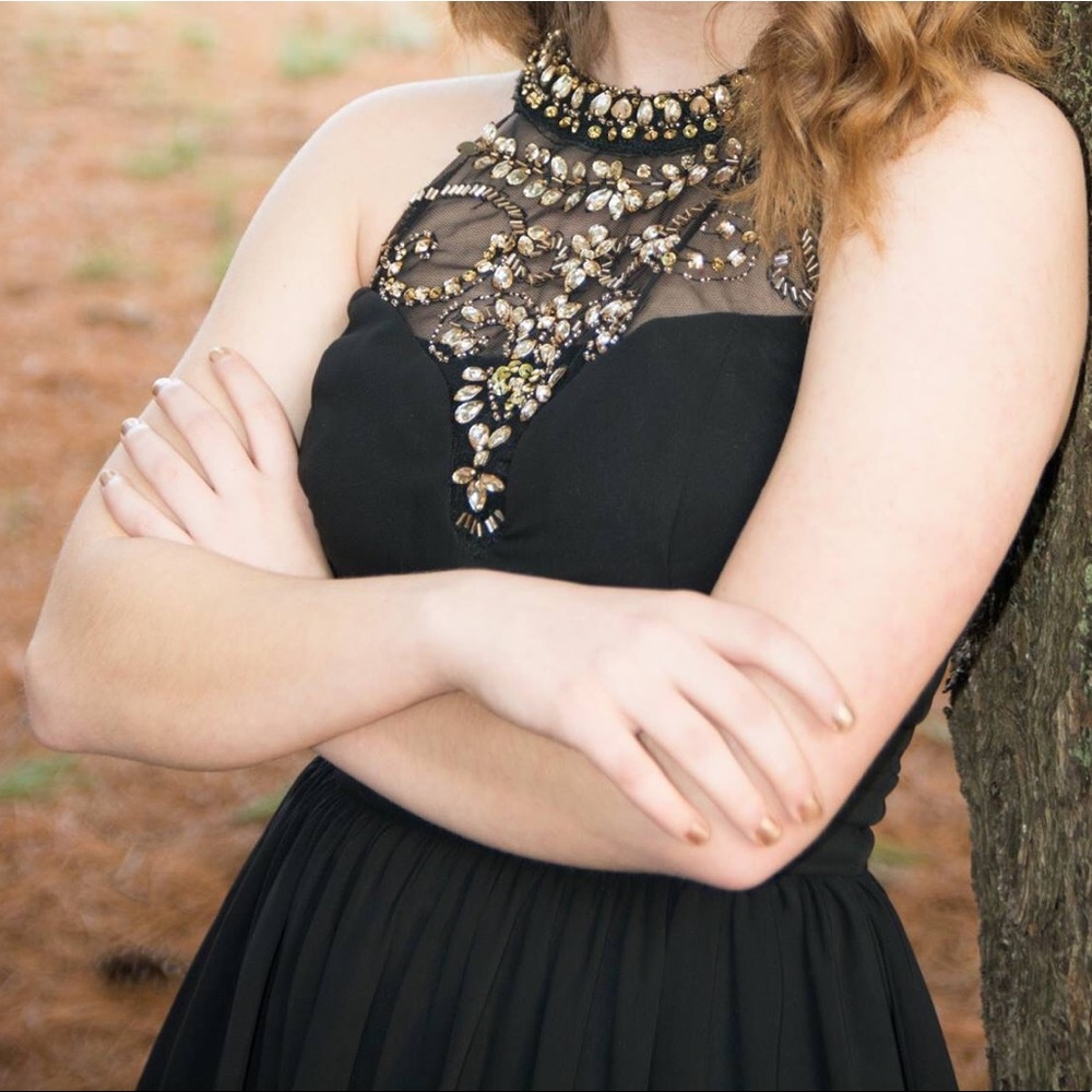 Black homecoming/prom dress